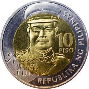 Coin: 10 Piso (150th Anniversary of the Birth General .